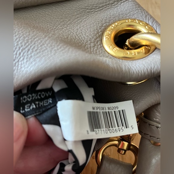 Marc by Marc Jacobs Classic Q Hillier Taupe Hobo Crossbody Bag - Picture 12 of 12